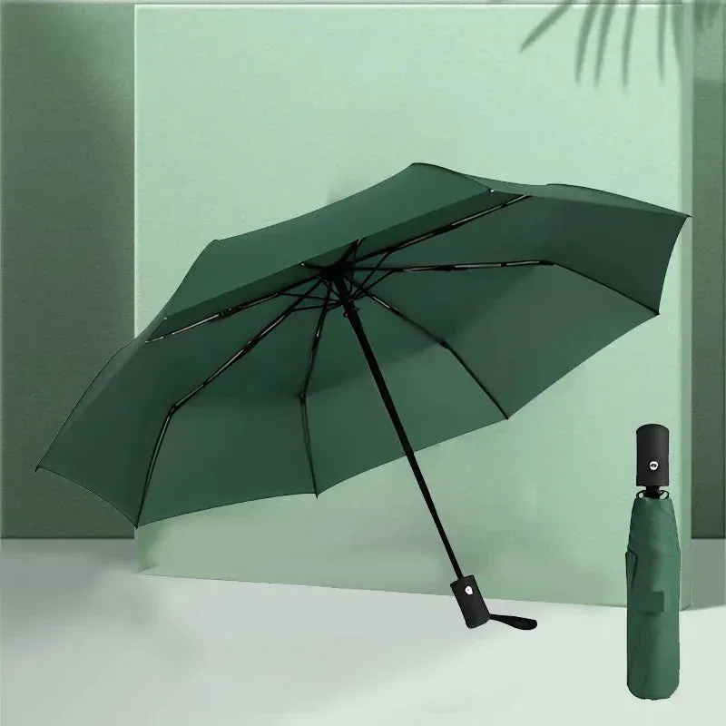 ☀️☔ Automatic UV Protection Umbrella – Three-Fold, Windproof & Customizable for Business & Travel! 🌦️✨