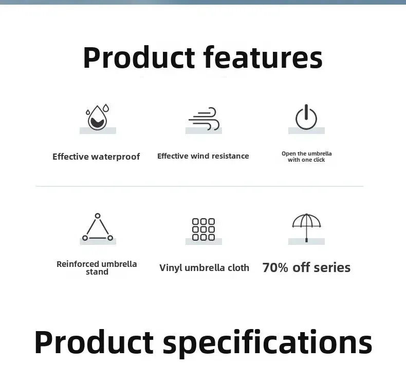 ☀️☔ Automatic UV Protection Umbrella – Three-Fold, Windproof & Customizable for Business & Travel! 🌦️✨