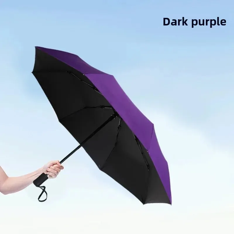 ☀️☔ Automatic UV Protection Umbrella – Three-Fold, Windproof & Customizable for Business & Travel! 🌦️✨