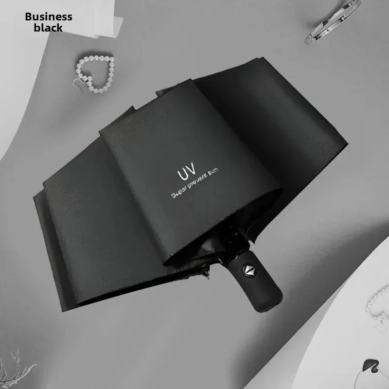 ☀️☔ Automatic UV Protection Umbrella – Three-Fold, Windproof & Customizable for Business & Travel! 🌦️✨