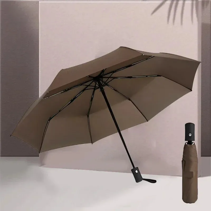 ☀️☔ Automatic UV Protection Umbrella – Three-Fold, Windproof & Customizable for Business & Travel! 🌦️✨