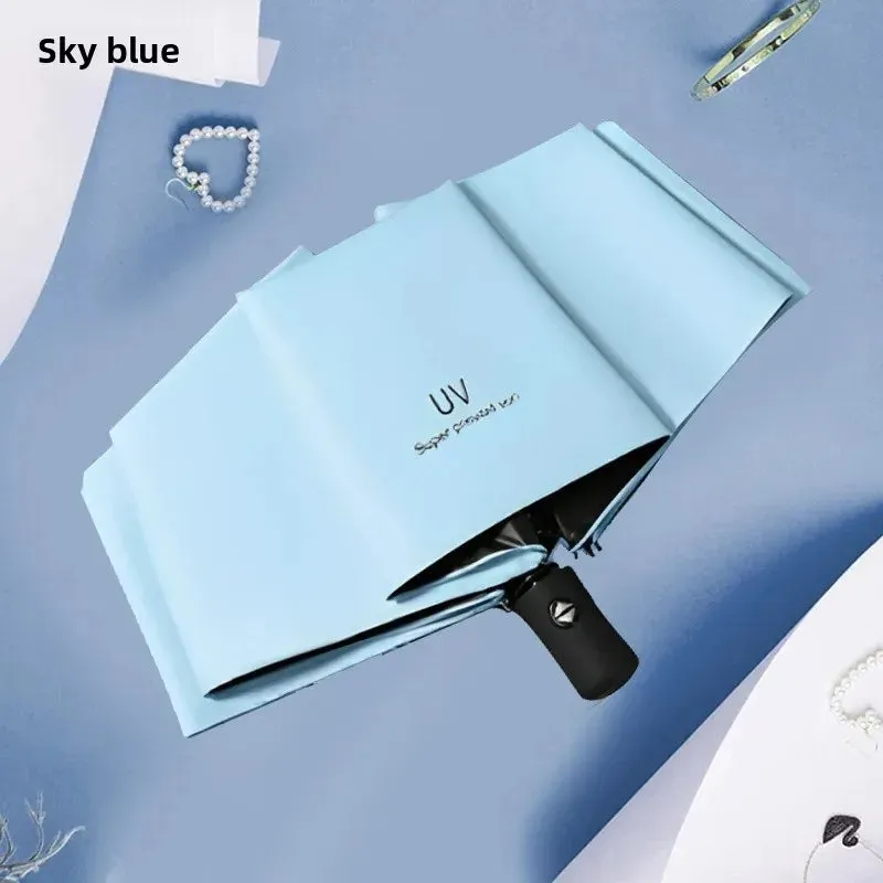 ☀️☔ Automatic UV Protection Umbrella – Three-Fold, Windproof & Customizable for Business & Travel! 🌦️✨