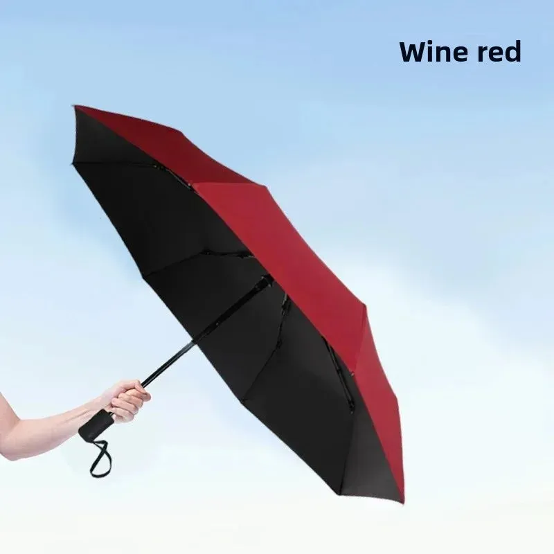 ☀️☔ Automatic UV Protection Umbrella – Three-Fold, Windproof & Customizable for Business & Travel! 🌦️✨