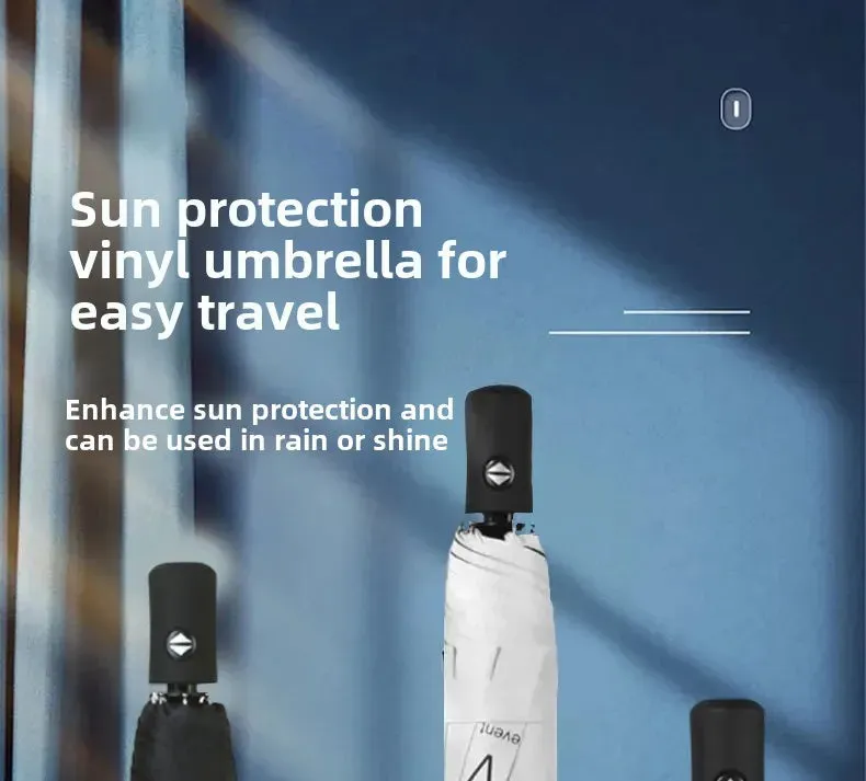 ☀️☔ Automatic UV Protection Umbrella – Three-Fold, Windproof & Customizable for Business & Travel! 🌦️✨