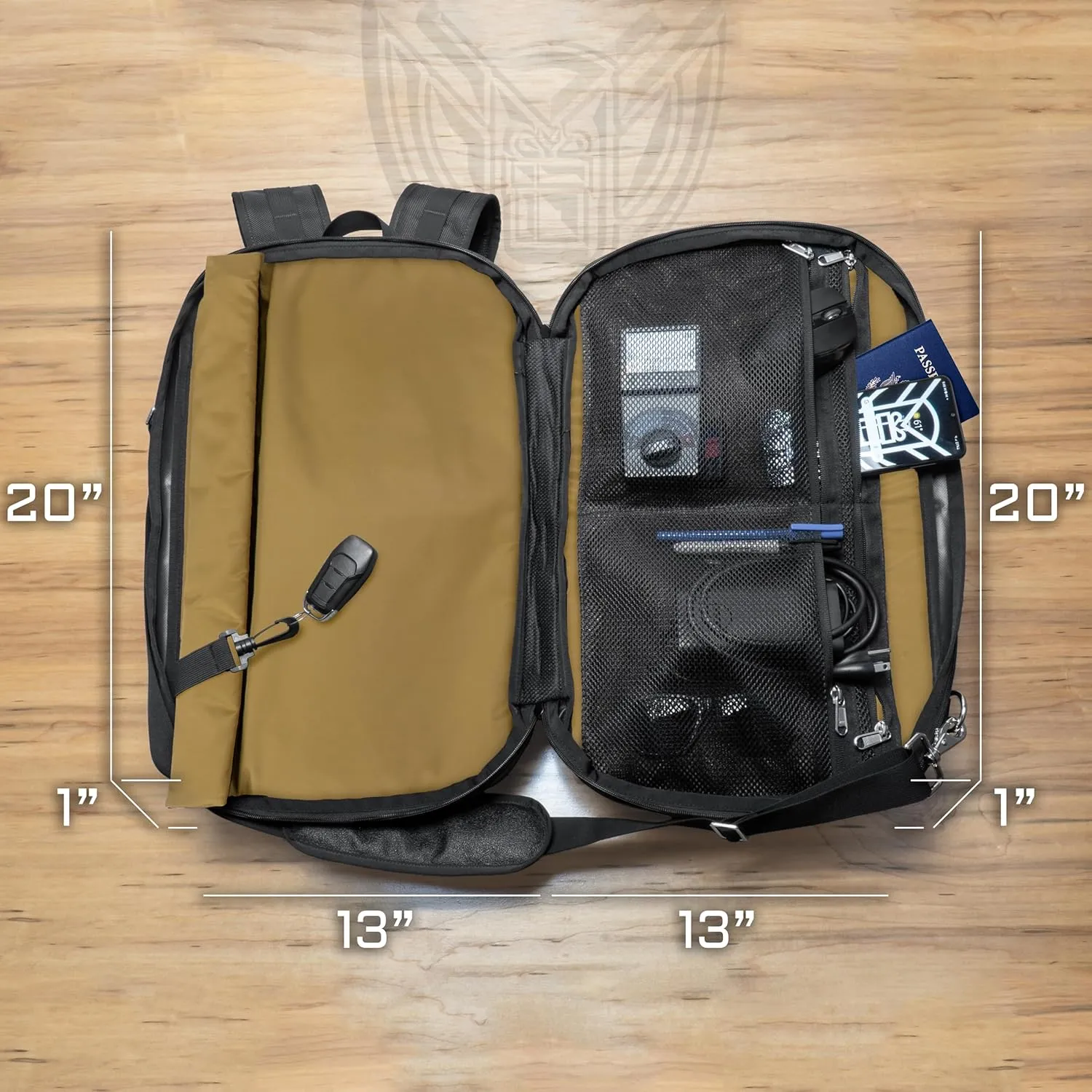 ~ FLEX Faraday Bag/Small LITE Faraday Bag Combo ~ Tracking/Hacking Defense ~ Coyote Brown