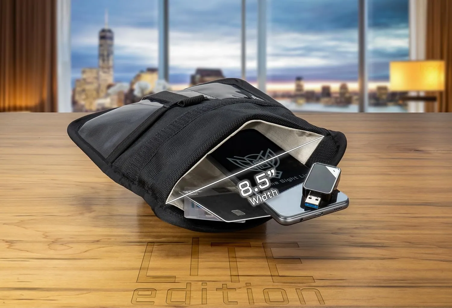~ FLEX Faraday Bag/Small LITE Faraday Bag Combo ~ Tracking/Hacking Defense ~ Coyote Brown