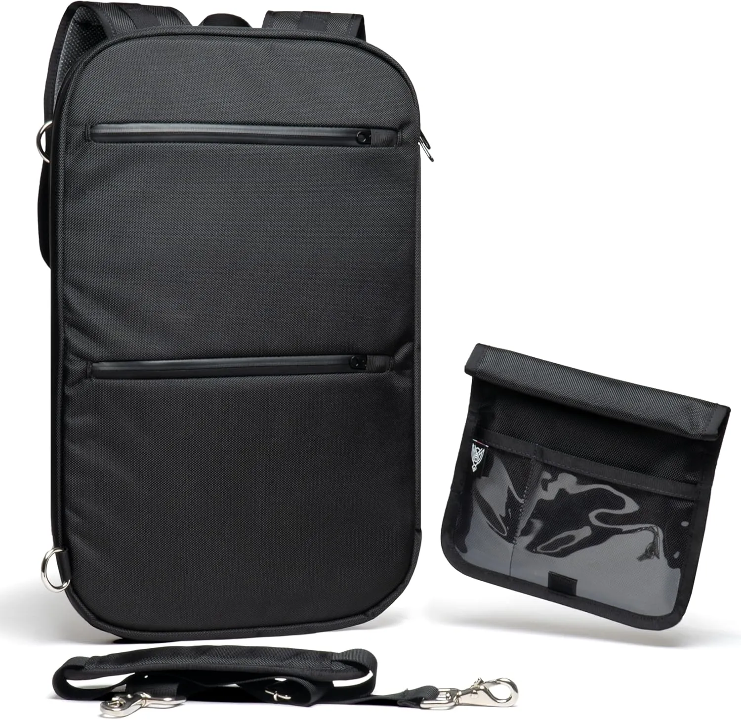 ~ FLEX Faraday Bag/Small LITE Faraday Bag Combo ~ Tracking/Hacking Defense ~ Coyote Brown