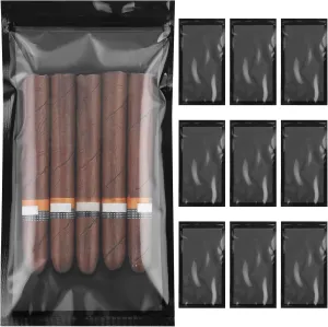10 PCS Cigar Humidor Bags - 9.5' x 5.1' Hydration Bags for Travel, Business Trips