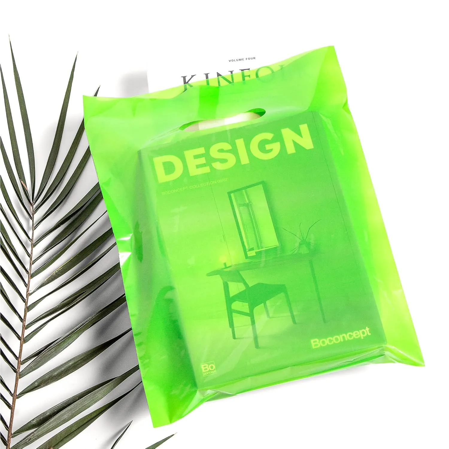 100 Lime Green Bags for Small Business 1.5Mil 9"x12" Perfect For Merchandise And Retail Extra Thick Glossy Thank You Bags With Handles