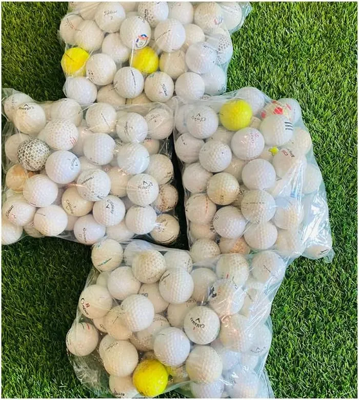 100% Recycled Golf Balls - Handpicked & Assorted HIT Away Used Golf Ball Bag - Ready to Play - Ideal for Driving Range Practice & Course Training