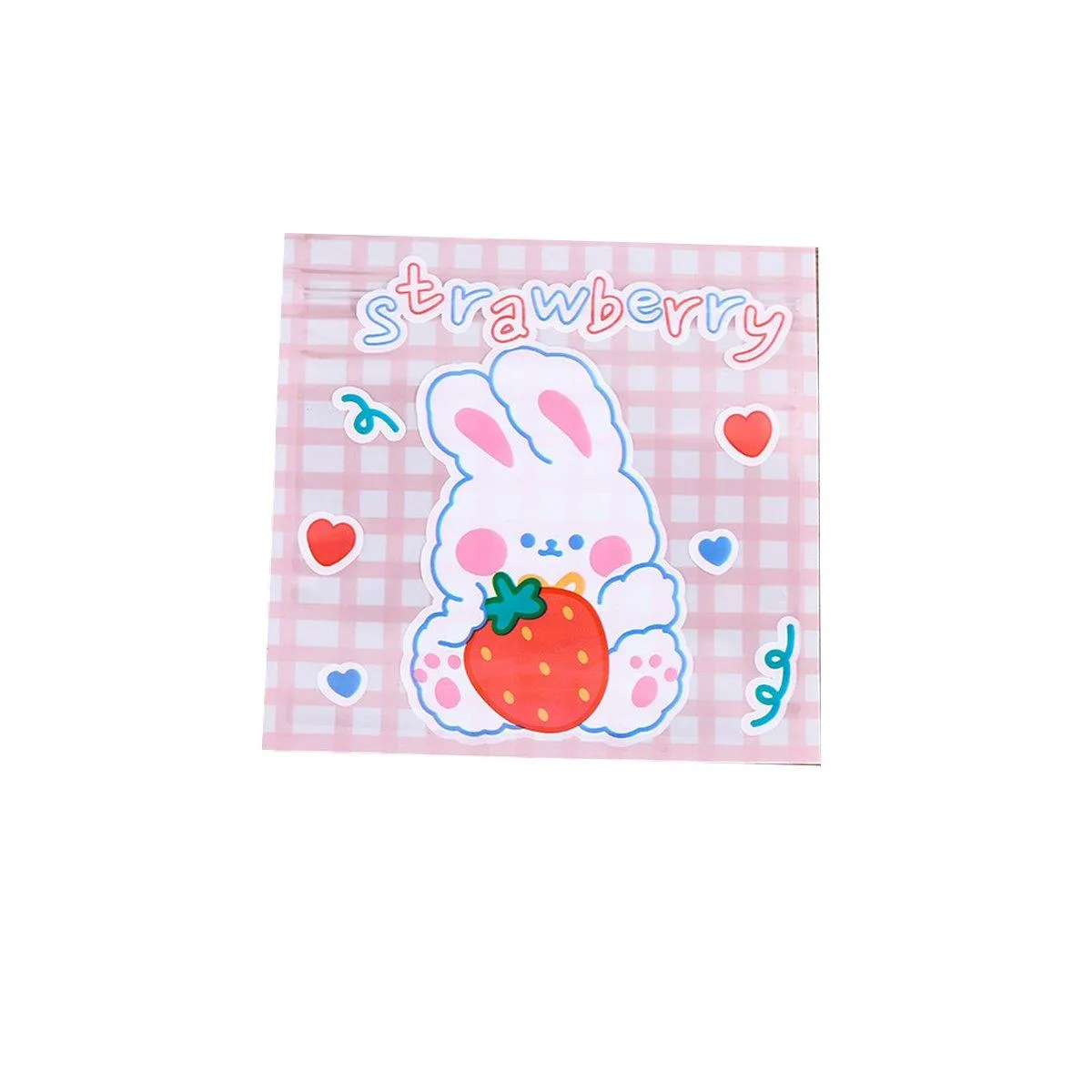 100PCS Ziplock Bags Candy Cookies Plastic Storage Bags