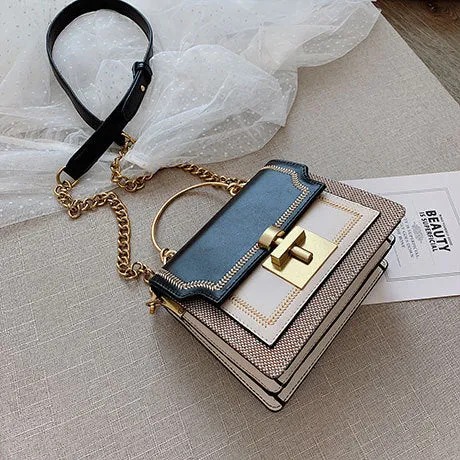 2020 New Fashion Pathwork PU Leather Women Crossbody Bags Vintage Shoulder Messenger Bag Ladies Clutch Casual Totes Female Purse