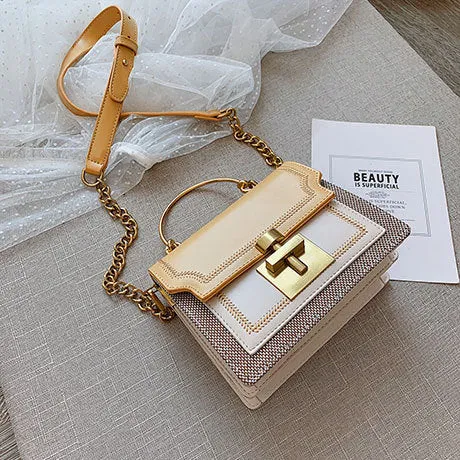 2020 New Fashion Pathwork PU Leather Women Crossbody Bags Vintage Shoulder Messenger Bag Ladies Clutch Casual Totes Female Purse