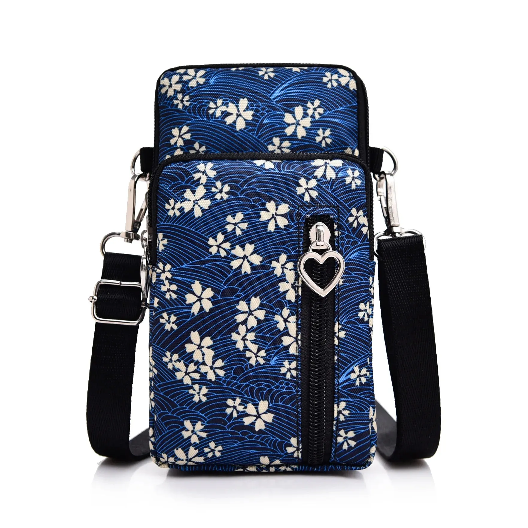 2023 Canvas Handbag Mobile Phone Bag Women's Messenger Bag All-match Mini Small Crossbody Bag Hanging Neck Coin Purse Bag