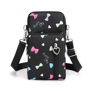 2023 Canvas Handbag Mobile Phone Bag Women's Messenger Bag All-match Mini Small Crossbody Bag Hanging Neck Coin Purse Bag