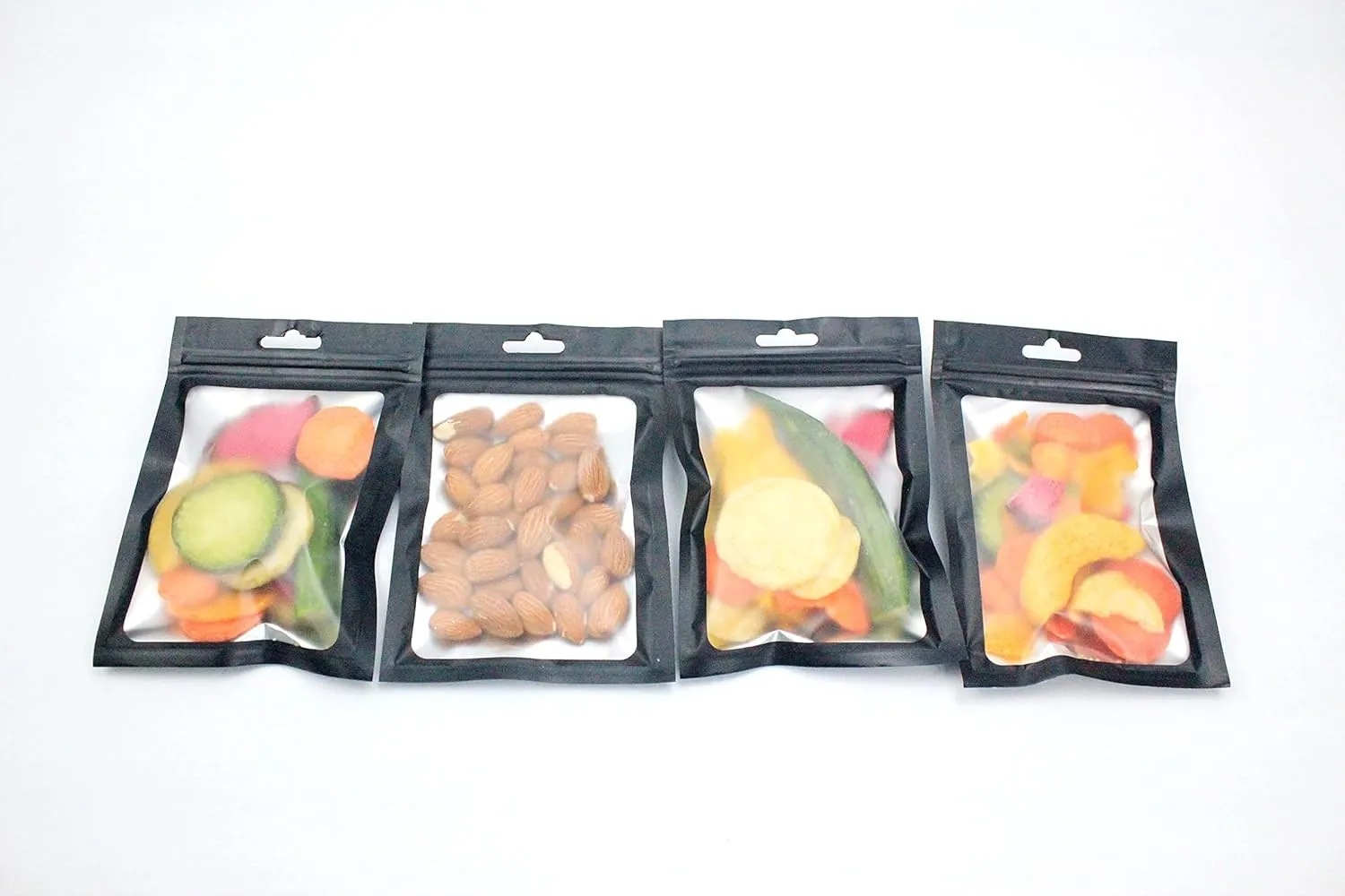350 Pack- Smell Proof Resealable Mylar Pouch Bags, 3 x 4 Inches, Black with Food Grade Interior, Zero BPA, Candy, Eyelashes, Jewelry and More