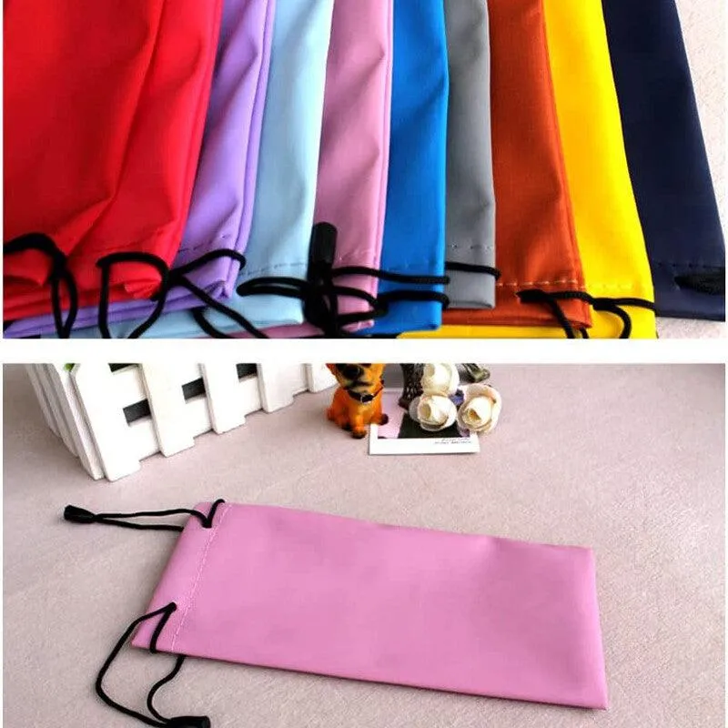 5PCS Soft Sunglasses Pouch Eyeglasses Bag