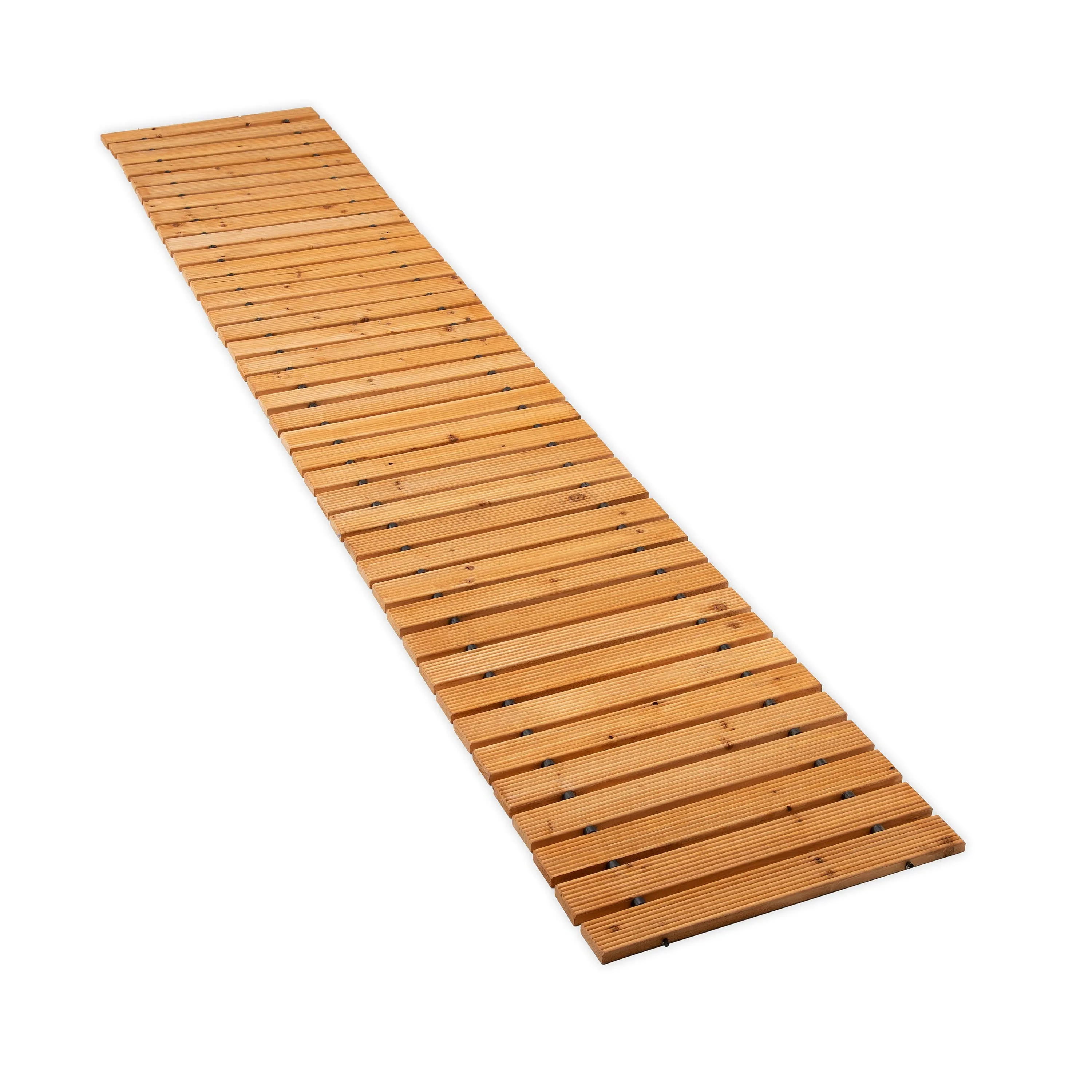 6' Portable Roll-Out Straight Hardwood Pathway