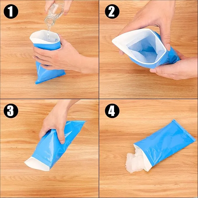 8 Pack Disposable Urine Bags, Pee Bags for Camping Travel Urinal Toilet Traffic Jam Emergency Portable Urine Bag Pee Bags Car Toilet for Men Women Children Brief Relief