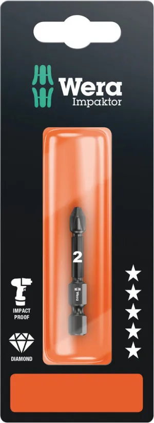 855/4 IMP DC Impaktor bits SB, PZ 2 x 50 mm
