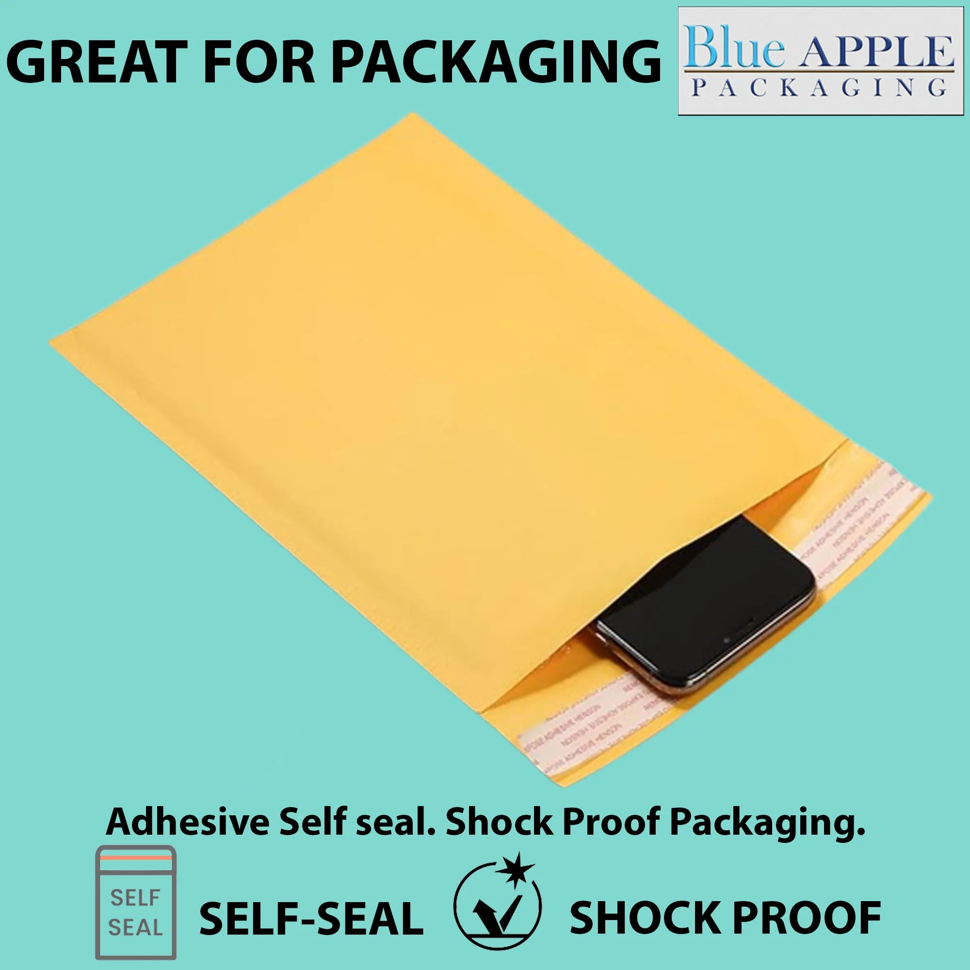 8.5X14.5 inches Kraft Bubble Mailer #3 Shipping Envelopes