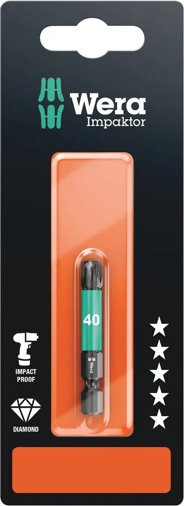 867/4 IMP DC SB Impaktor bits, TX 40 x 50 mm