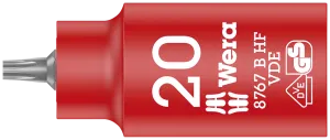 8767 B VDE HF TORX® Zyklop bit socket, insulated, with holding function, 3/8" drive