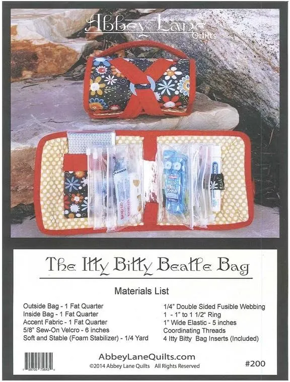Abbey Lane Quilts Itty Bitty Beatle Bag Ptrn