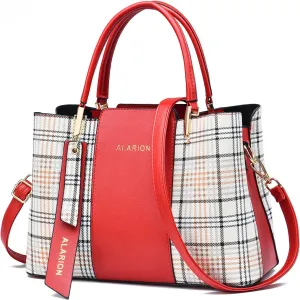 ALARION Womens Purses and Handbags Shoulder Bag Ladies Designer Satchel Messenger Tote Bag