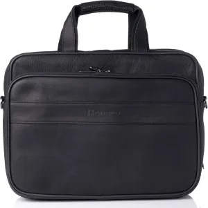 Alpine Swiss Messenger Bag Colombian Leather 15.6” Laptop Briefcase Portfolio