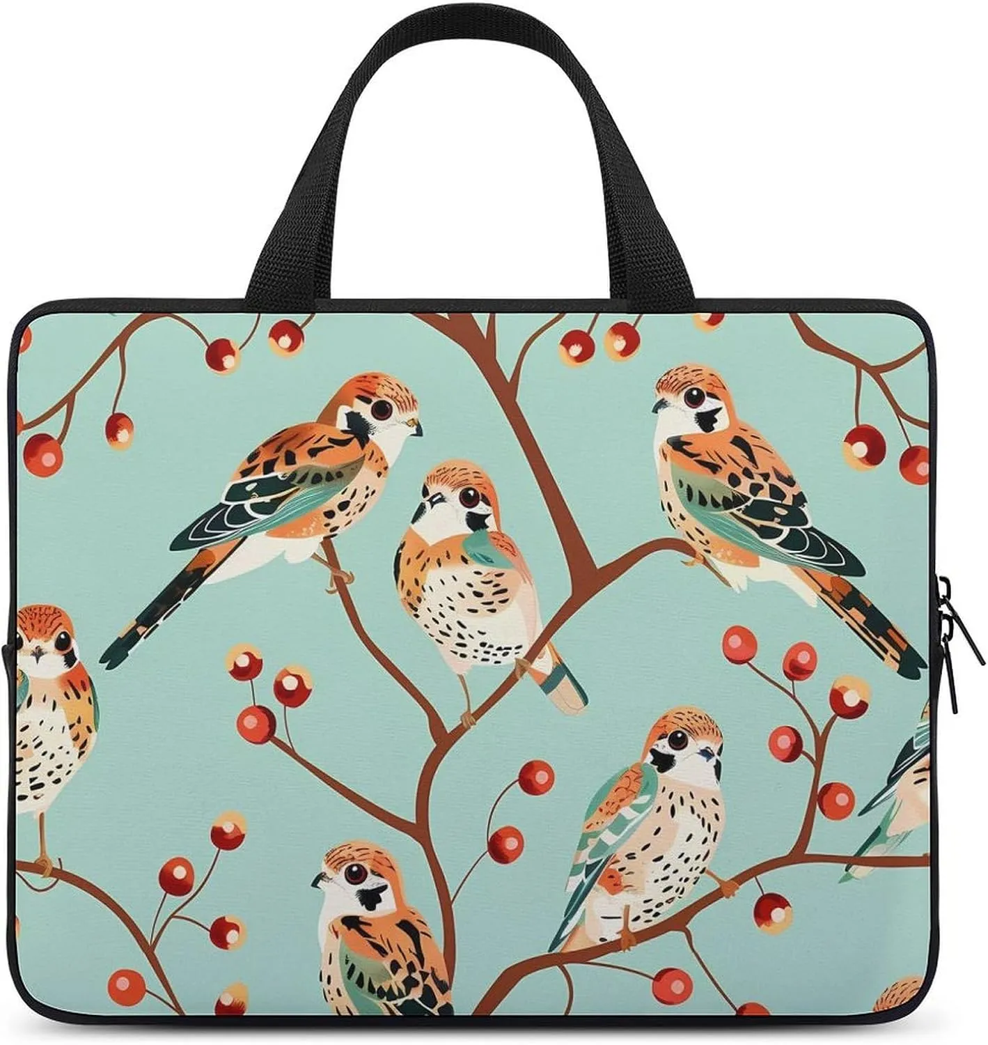 American Kestrel Pattern Laptop Tote Bag Portable Notebook Carrying Case Computer Protective Briefcase