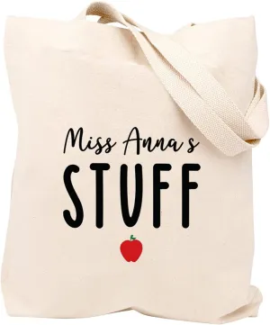 Andaz Press 15" x 15.75" Tote Bags - Best Teacher Gifts for Women