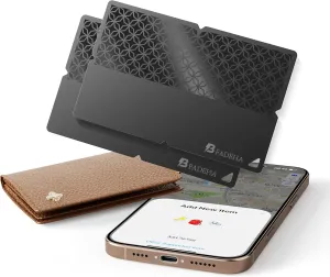 [Apple MFi Certified] Air-Tag (iOS Only) Bluetooth Tracker with Apple Find My, iPhone Smart Card Wallet Finder GPS Tracker, 5-10 Years Battery, Keys Finder and Item Locator for Keys, Bags, Passport