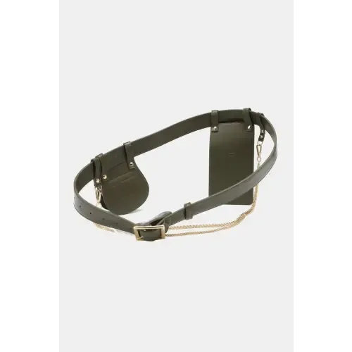 Aurelia Belt Bag with Gold Chain