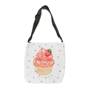 Autistic is not a bad word Strawberry Cupcake Tote