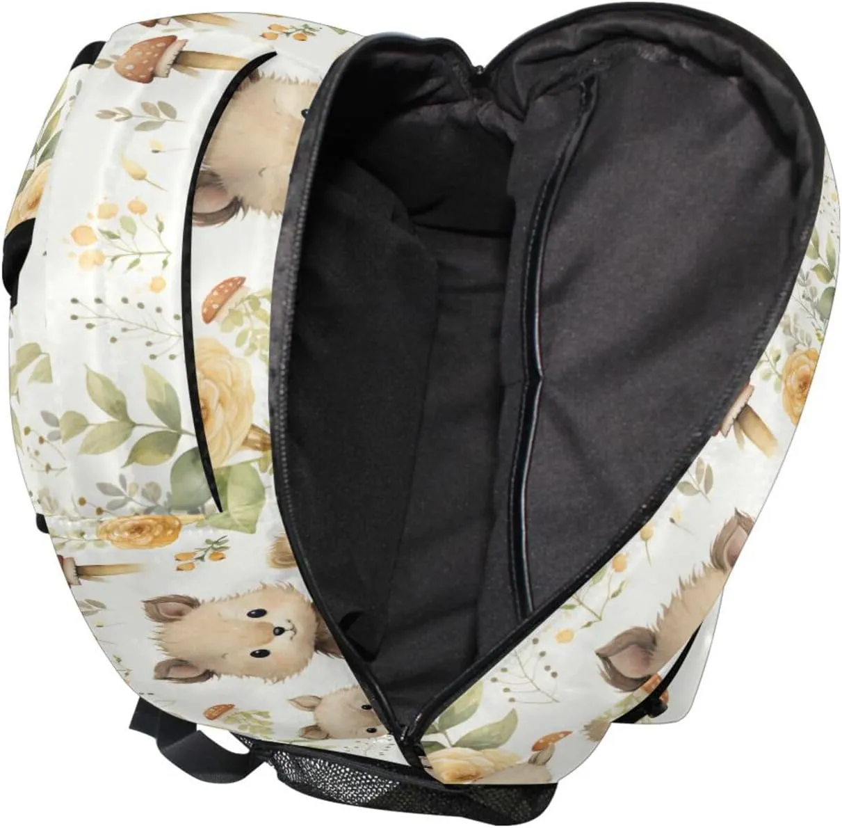 Backpacks for Men and Women Fashion Backpack with Chest Strap for Business Work College Travel Trip Personalized Animal Leaf