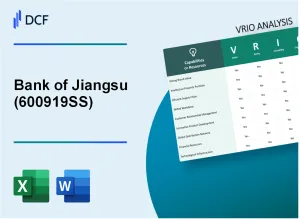 Bank of Jiangsu Co., Ltd. (600919.SS): VRIO Analysis