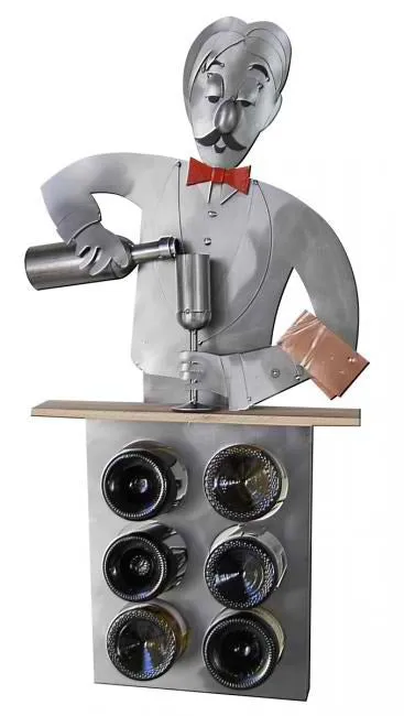 Bartender 6 Wine Bottle Rack