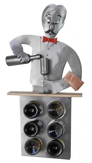 Bartender 6 Wine Bottle Rack