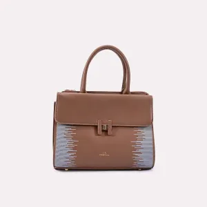 Belen Brown Casual Hand Bags 0331034