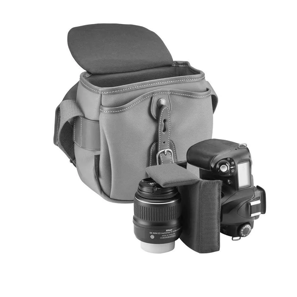 Billingham Hadley Digital Shoulder Bag - Black FibreNyte Black Leather