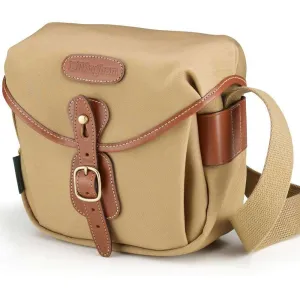 Billingham Hadley Digital Shoulder Bag - Khaki Canvas and Tan Leather
