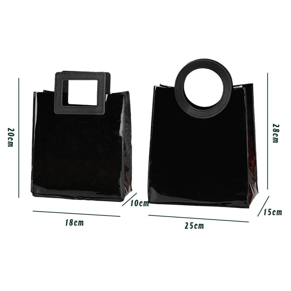 Black PVC Jelly Bag 10PCS Waterproof