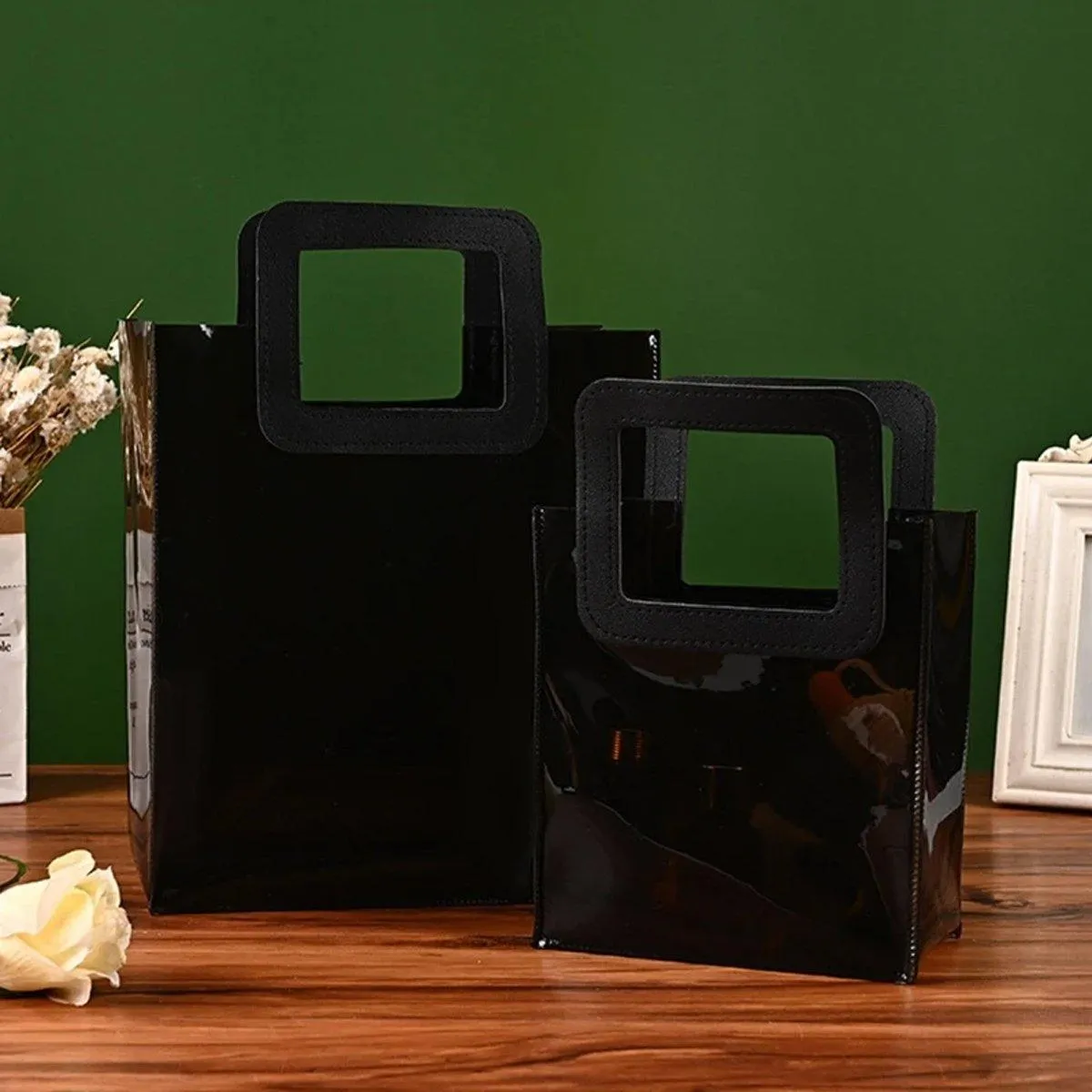 Black PVC Jelly Bag 10PCS Waterproof