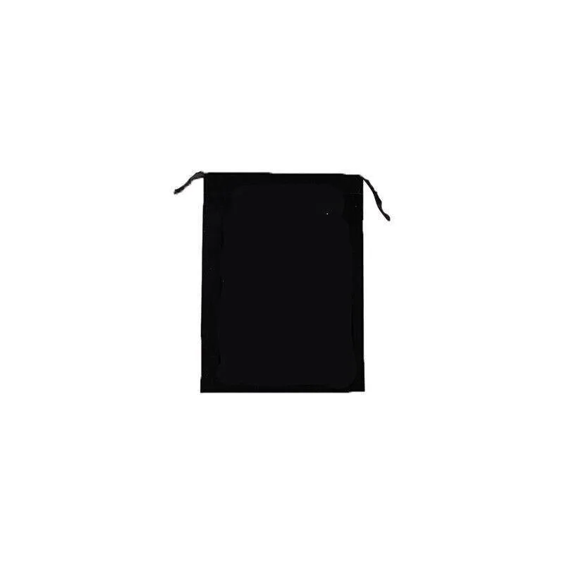 Black Velvet Drawstring Gift Bags 10-100PCS 6Sizes