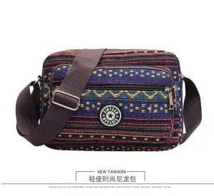 Boho Multi Layer Messenger Bag, Shoulder and Crossbody Bags
