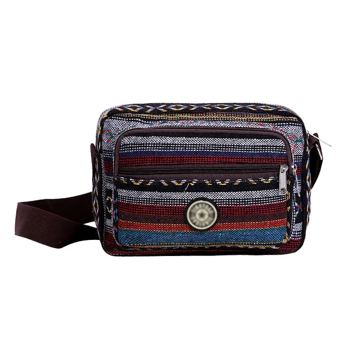 Boho Multi Layer Messenger Bag, Shoulder and Crossbody Bags