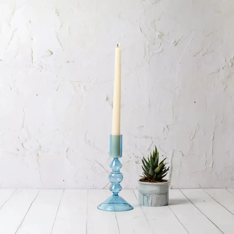 Borosilicate Glass Candle Holders - more colors