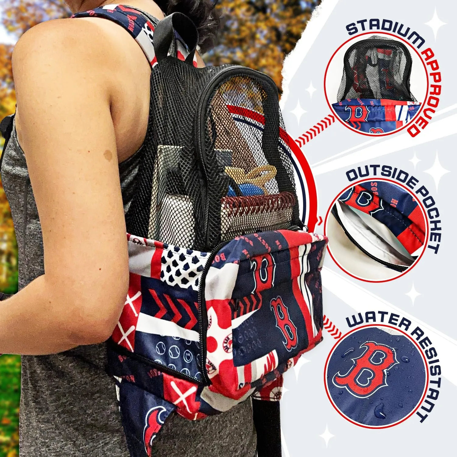 Boston Red Sox Crossbody Fanny Pack (transformable 2-in-1 Backpack), Licensed Gift Merch for Red Sox Fans (Street Series Adult Bags) Convertible, Stylish, Water-resistant Travel Merchandise for Women