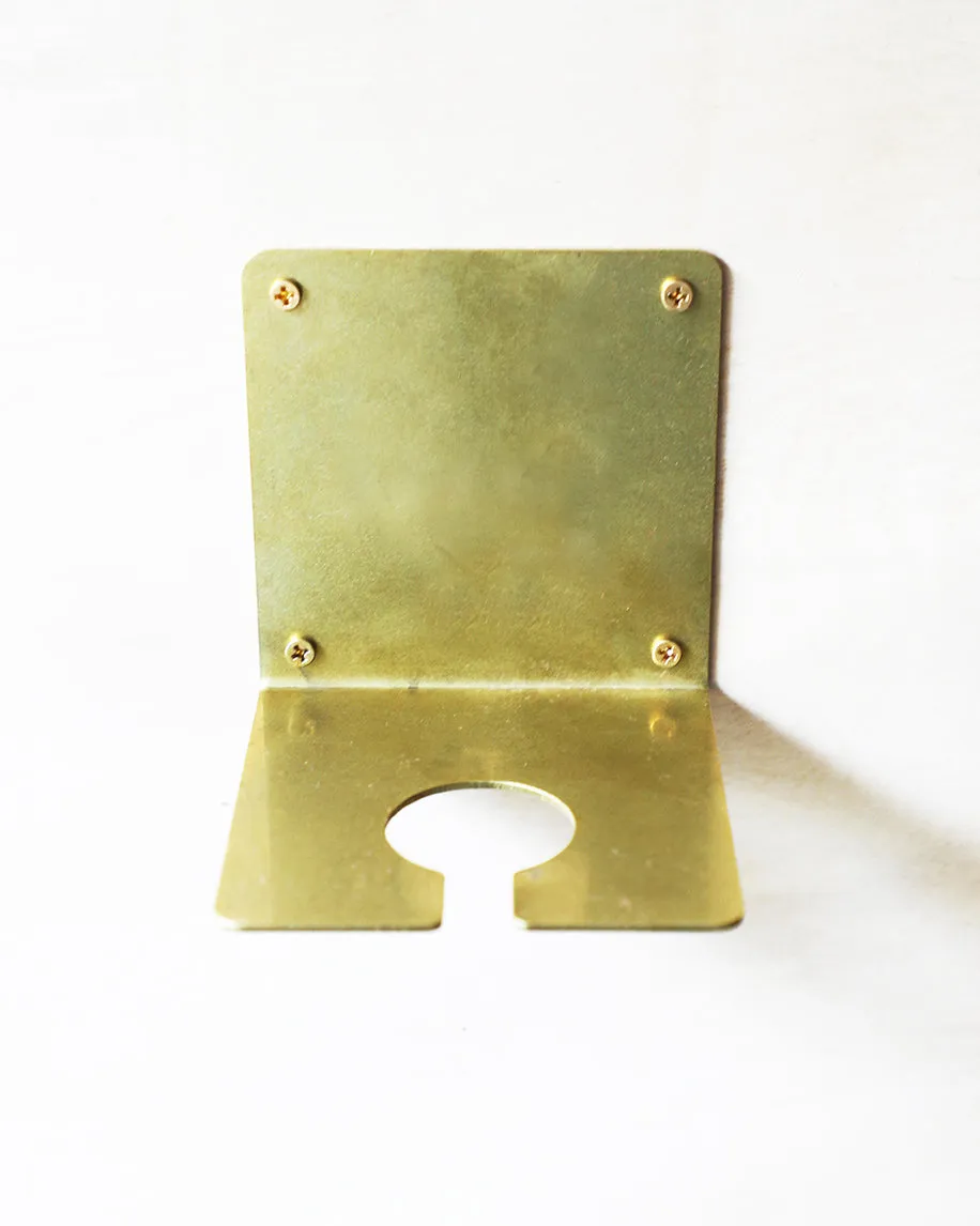 Brass Wall-Mounted Wine Glass Holders